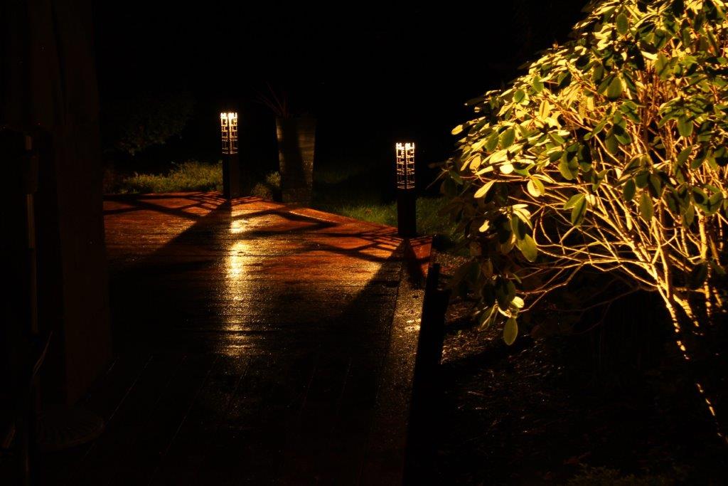 Deck mounted light fixture